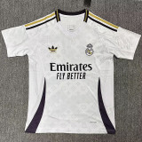 24-25 RMA White Joint Edition Fans Soccer Jersey *紫边