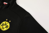 24-25 Dortmund Black Jacket Tracksuit #03