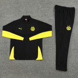 24-25 Dortmund Black Jacket Tracksuit #03