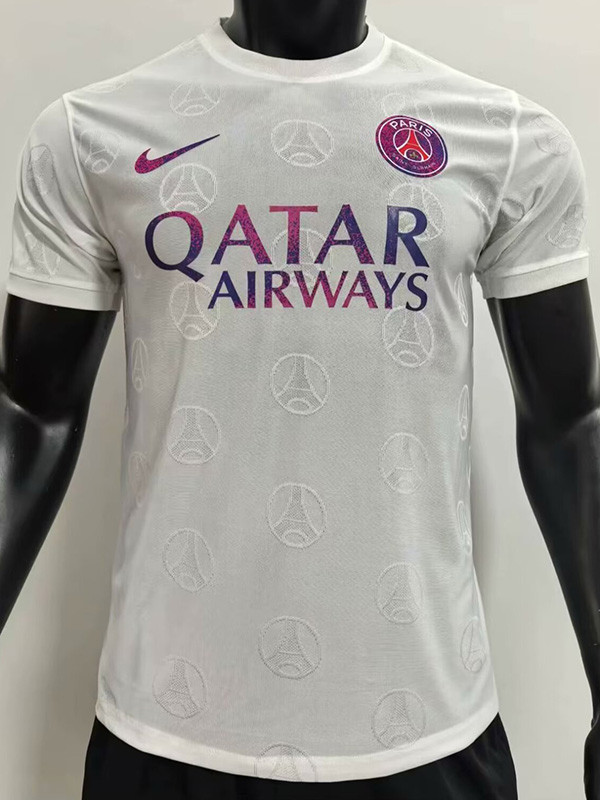 24-25 PSG White Casual style Player Version Training shirts