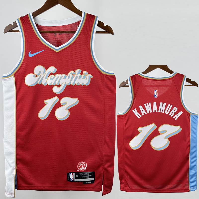 US$ 26.00 - 24-25 Grizzlies KAWAMURA #17 Red City Edition Top Quality Hot Pressing NBA Jersey - m.gmkits7.com US$ 26.00 - 24-25 Grizzlies KAWAMURA #17 Red City Edition Top Quality Hot Pressing NBA Jersey - m.gmkits7.com