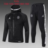 Kids PSG x Jordan Jacket + Pants Training Suit Black 2019/20