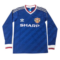 Manchester United Retro Away Jersey Long Sleeve Mens 1986/1987