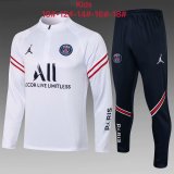 Kids PSG x Jordan Training Suit White II 2021/22