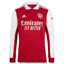 Mens Arsenal Home Jersey Long Sleeve 2022/23