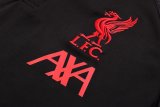 Mens Liverpool Polo Shirt Black 2022/23
