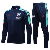 Mens Arsenal Jacket + Pants Training Suit Navy 2021/22