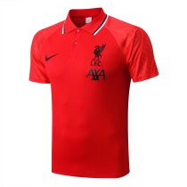 Mens Liverpool Polo Shirt Red 2022/23