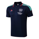 Mens Arsenal Polo Shirt Royal 2021/22