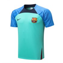 Mens Barcelona Short Training Jersey Green 2022/23