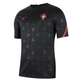 Mens Portugal Short Training Jersey Black 2021/22