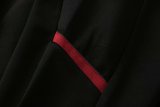 Mens Internacional Jacket + Pants Training Suit Black - Red 2021/22