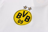 Mens Borussia Dortmund Polo Shirt White 2021/22