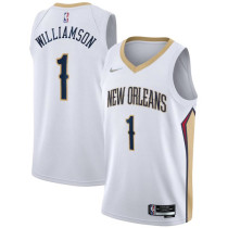 Mens Orleans Pelicans Nike White 2022 Swingman Jersey - 75 Years Edition
