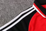 Mens Ajax Polo Shirt Red - Black 2021/22