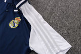 Mens Real Madrid Polo Shirt Navy 2021/22