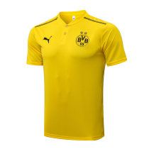 Mens Borussia Dortmund Polo Shirt Yellow II 2021/22