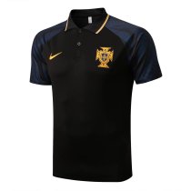 Mens Portugal Polo Shirt Black 2022