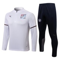 Mens Manchester City Training Suit White 2021/22