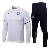 Mens Manchester City Training Suit White 2021/22