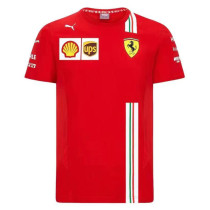Mens Scuderia Ferrari F1 Team T - Shirt - Red 2021