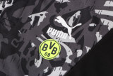 Mens Borussia Dortmund Polo Shirt Black 2021/22