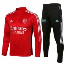 Mens Arsenal Training Suit Red 2021/22