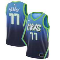 Mens Dallas Mavericks Nike Blue Swingman Jersey - City Edition