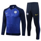 Mens Chelsea Jacket + Pants Training Suit Blue 2021/22