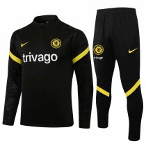 Mens Chelsea Training Suit Black 2021/22