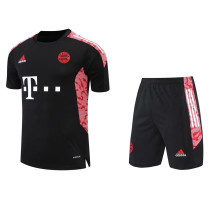 Mens Bayern Munich Short Training Suit Black 2022/23