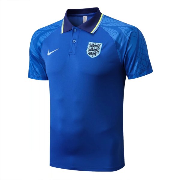Mens England Polo Shirt Blue 2022