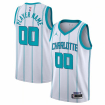 Mens Charlotte Hornets 2020 NBA Draft First Round Pick Jordan White Swingman Jersey - Icon Edition