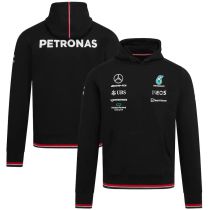 Mens Mercedes-AMG Petronas 2022 F1 Team Hooded Sweat Black