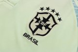 Mens Brazil Polo Shirt Lemon Green 2022
