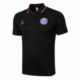 Mens PSG x Jordan Polo Shirt Black 2021/22