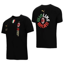 Mens AC Milan 19 Serie A Champions T-Shirt Black 2021/22