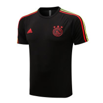 Mens Ajax Short Training Jersey Black II 2021/22