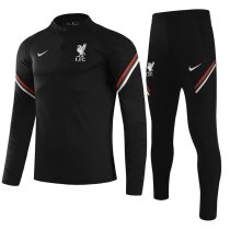 Mens Liverpool Training Suit Black 2021/22
