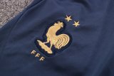 Mens France Jacket + Pants Training Suit Blue 2022