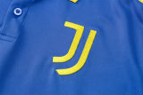 Mens Juventus Polo Shirt Blue 2021/22