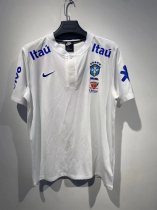 Mens Brazil Polo Shirt White II 2022
