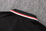 Mens AC Milan Polo Shirt All Red Patchwork 2021/22