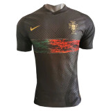 Mens Portugal Pre-Match Short Training Jersey Black 2022 - Match