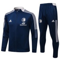 Mens Feyenoord Jacket + Pants Training Suit Navy 2021/22