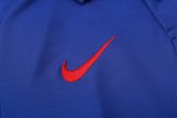 Mens Atletico Madrid Polo Shirt Blue 2021/22
