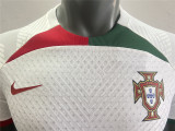 Mens Portugal Pre-Match Short Training Jersey White 2022 - Match