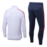 Mens Bayern Munich Jacket + Pants Training Suit White 2022/23