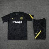 Mens Chelsea Short Training Suit Black 2022/23