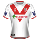 Mens Saint George Classic Dragons Rugby Home Jersey 2021